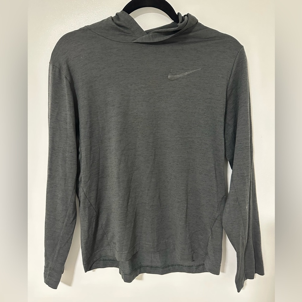 Nike dri-fit long sleeve with hoodie